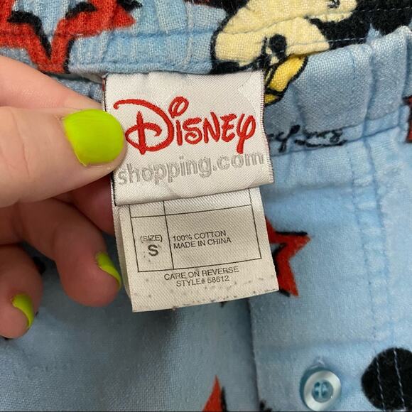 DISNEY • Mickey Mouse Light Blue Pajama Pants - Picture 5 of 7